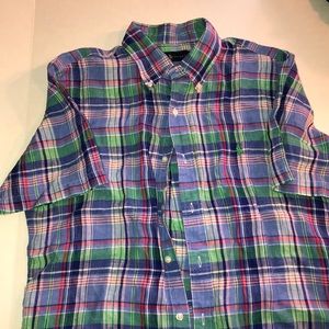 Men’s Ralph Lauren Short Sleeve Dress Shirt